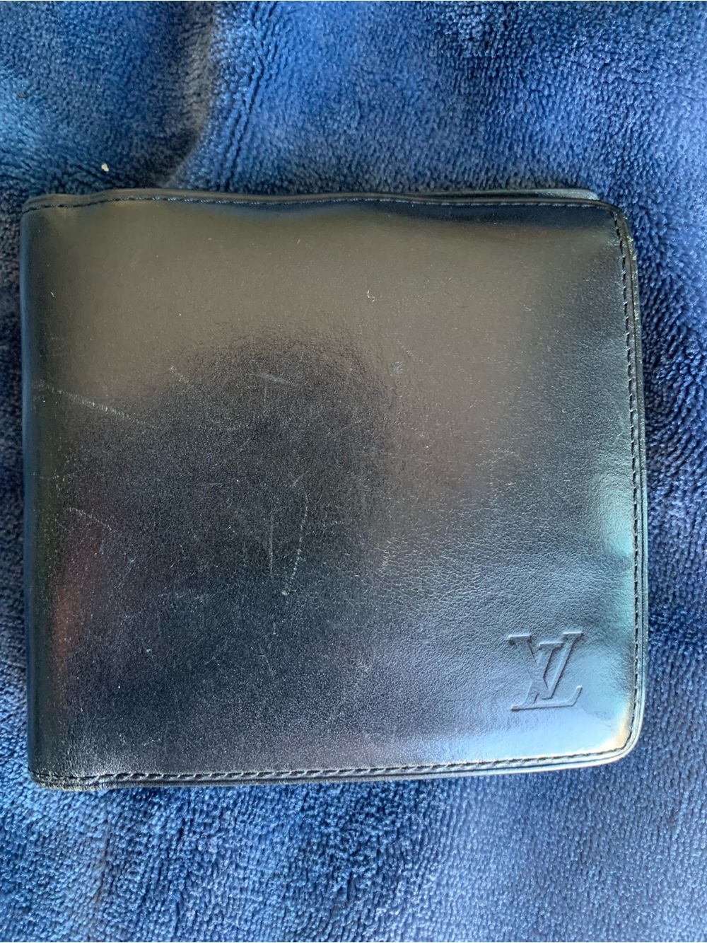 Rare Louis Vuitton Marco Nomade Leather Bi-Fold Wallet with pouch AR1005